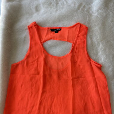 Top fluo orange 34 neuf