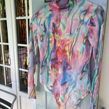 Body a maniche lunghe colorato