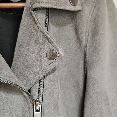 Kakigrünes Blouson mit Grünspan