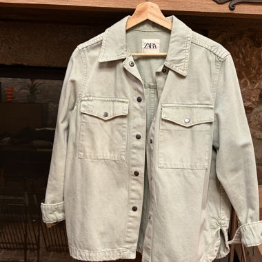 Veste en denim Zara