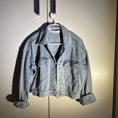 Giacca di jeans cropped