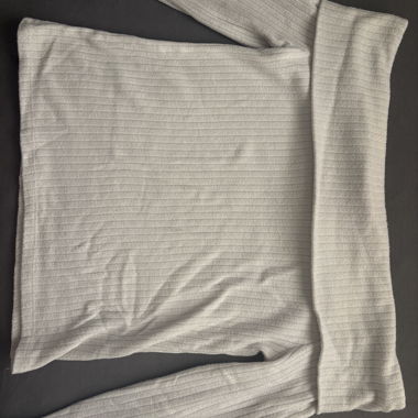 Top in maglia bianca