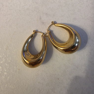 Gold Hoop Earrings