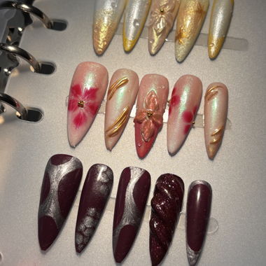 Tinker Bell Handgemachte Press-on Nagelsets