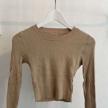 Crop Top Beige