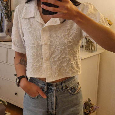 Weisse Bluse