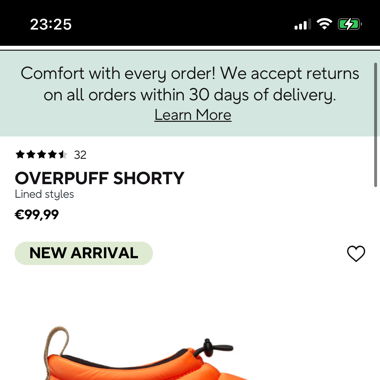 Crocs overpuff shorty