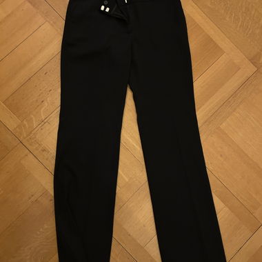Morgan black stretch dress trousers