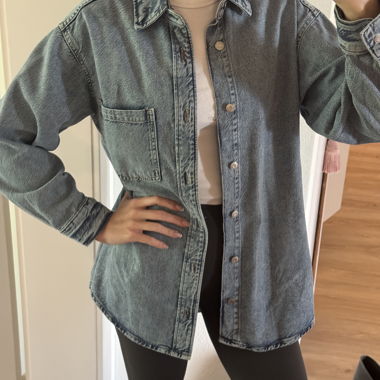 Veste chemise en denim