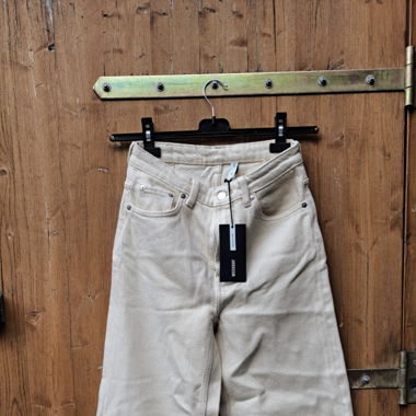 Pantalon Weekday, jambe large & taille haute