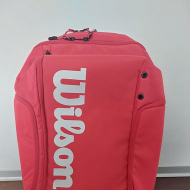 Wilson Tennisrucksack Rot