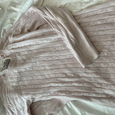 Maglione in maglia rosa ETRIEL