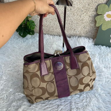 Coach Shopper mit Logo-Muster, schoolbag