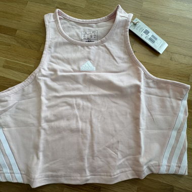 Adidas Crop Tank Top Pink L