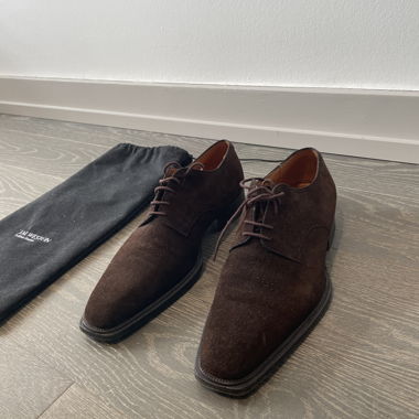 Chaussures J.M. Weston en daim marron 7D