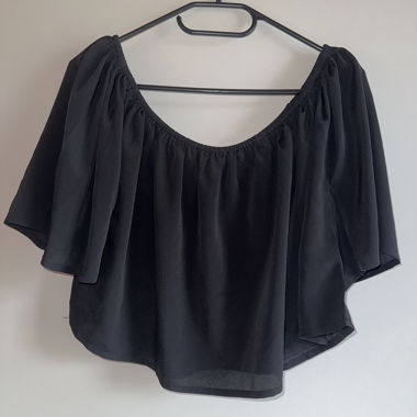 Top Carmen nero