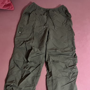Grüne Parasuit Hose