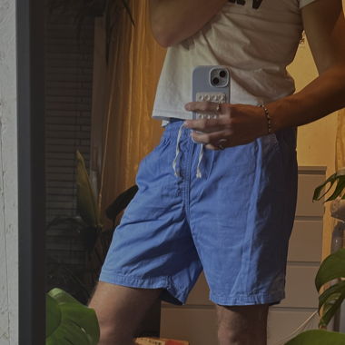 shorts - bleu clair