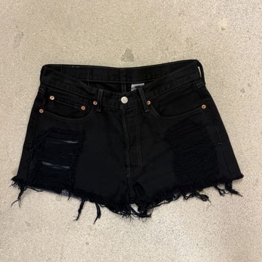 Pantaloncini in denim neri Levi's