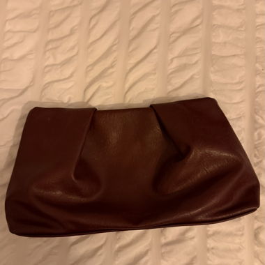 Burgundy pouch 