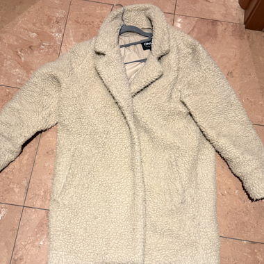 Faux shearling coat