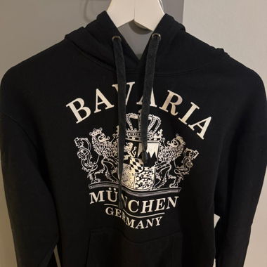 Schwarzer Bavaria München Hoodie