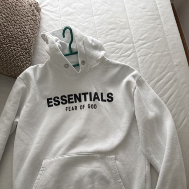 Essentials Hoodie weiss
