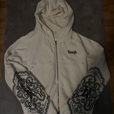 Cream White zipper