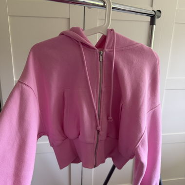 Zara rosa Zip-Hoodie