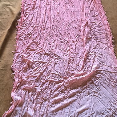 Echarpe rose bambou