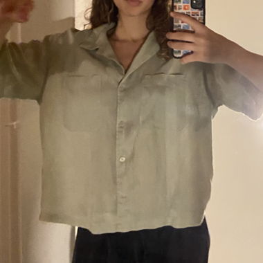 Chemise verte