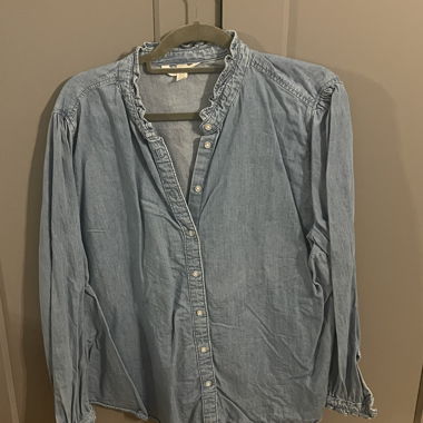 Denim Bluse Jeans Oberteil