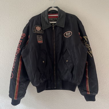 Vintage bomber jacket black