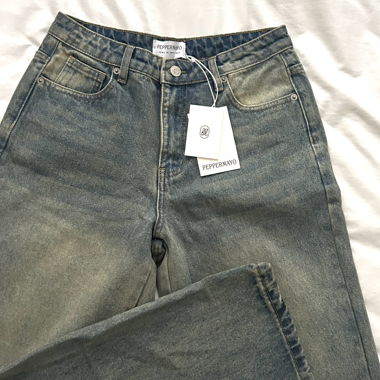 Keanna Low Rise Denim Jeans - Dirty Wash