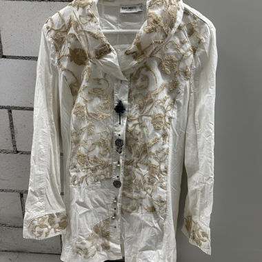 Elia Cavalleti Bluse mit Stickerei