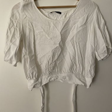 White Crop Top