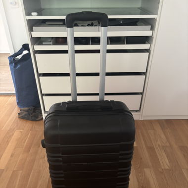 Reisekoffer / Trolley - Schwarz - 46 x 67 x 27 cm