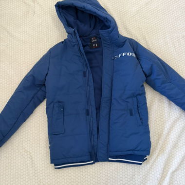 Giacca Tiffosi blu con cappuccio
