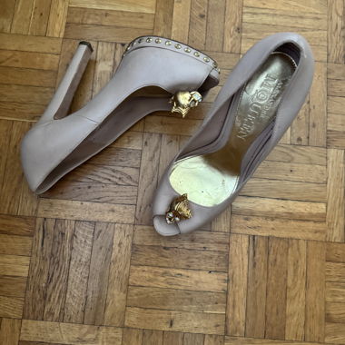 Tacchi nude Alexander McQueen