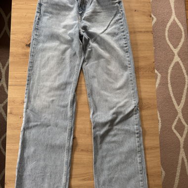 Jeans diritto blu slavato PULL&BEAR