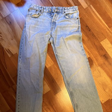 Jeans blu a vita media