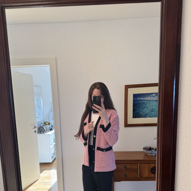 Maje Fuchsia Tweed Jacket