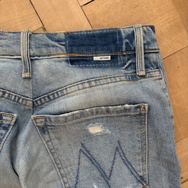 MOTHER Distressed Jeans