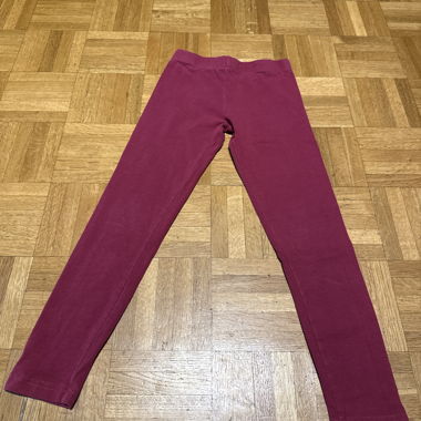 Bordeauxrotes Leggings 116 - 5 Jahre