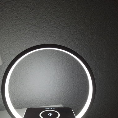 Bedside Lamp with Charging and Light Alarm Clock