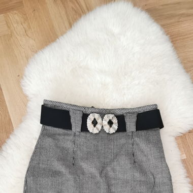 MARC CAIN pencil skirt pepita 