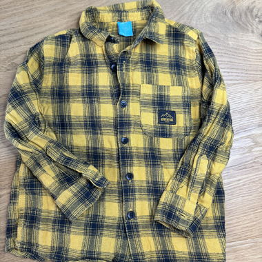 Chemise en flanelle à carreaux pour enfants