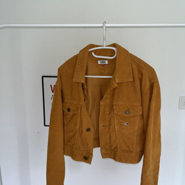 Giacca in velluto a coste Tommy Jeans senape