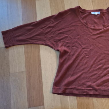Pullover rostrot