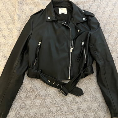 Lederjacke 